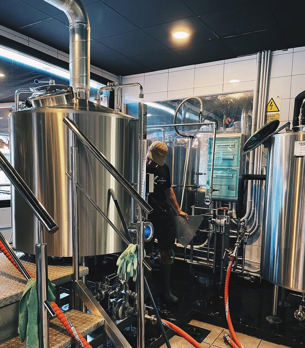Brewery tanks
